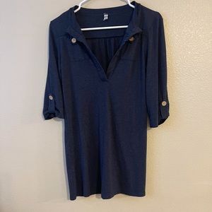 3/4 Sleeve Navy Tunic